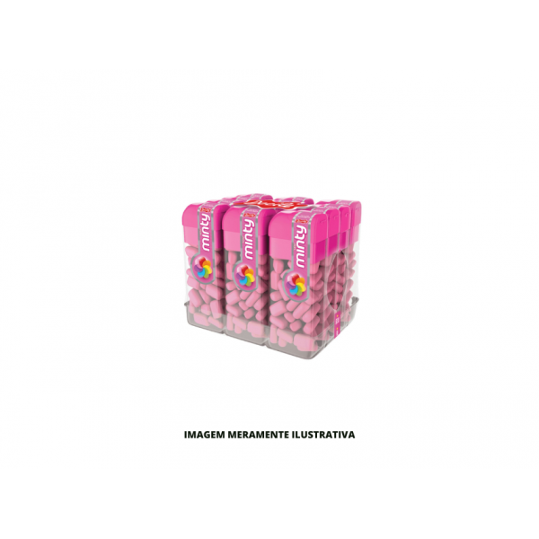 PASTILHA - DOCILE - 14g MINI MINTY TUTTI FRUTTI - DP12